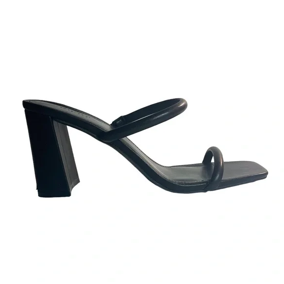 Forever 21 Shoes Forever Open Toe Square Block Heel Poshmark